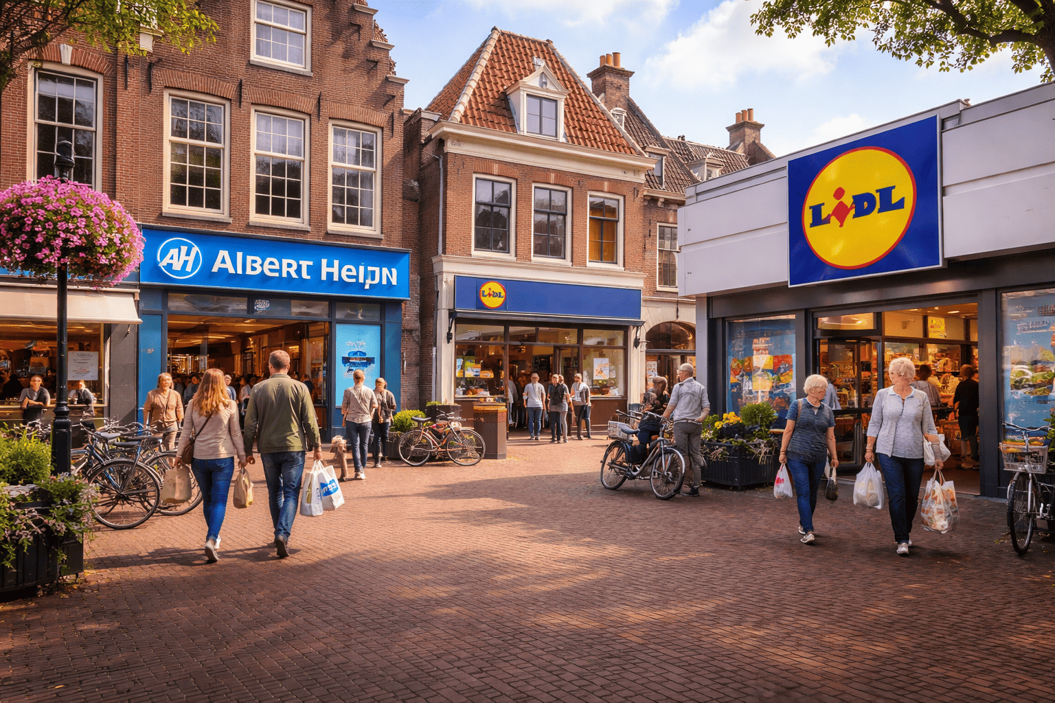 Supermarkten in Hoorn