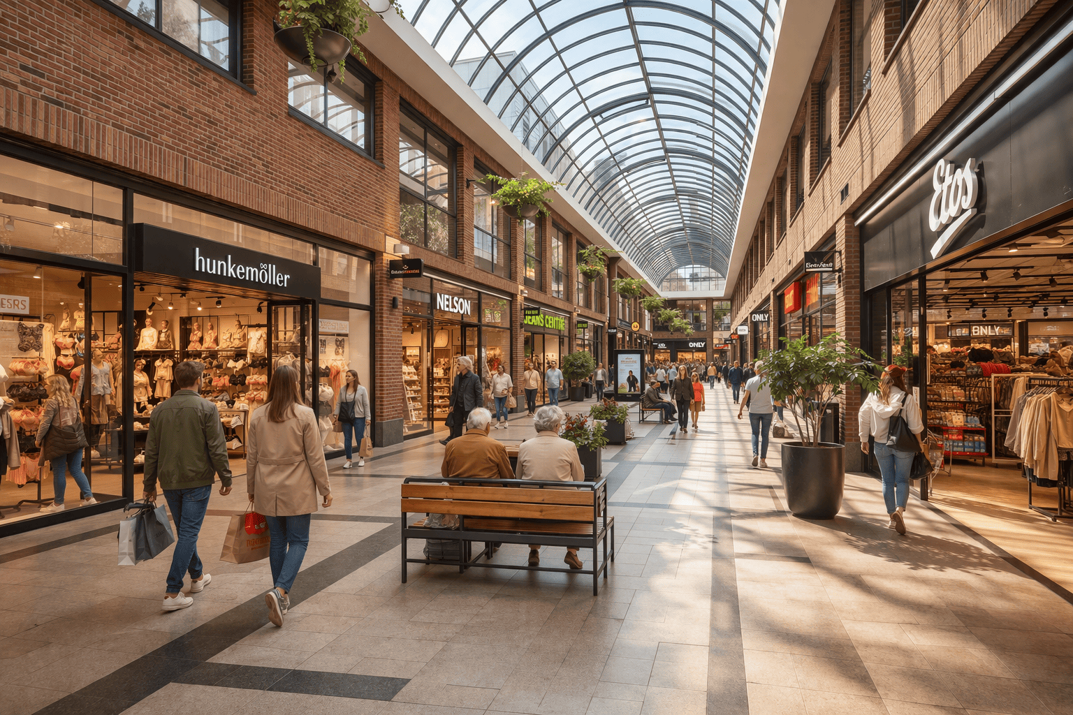 Winkelcentrum in Hoorn